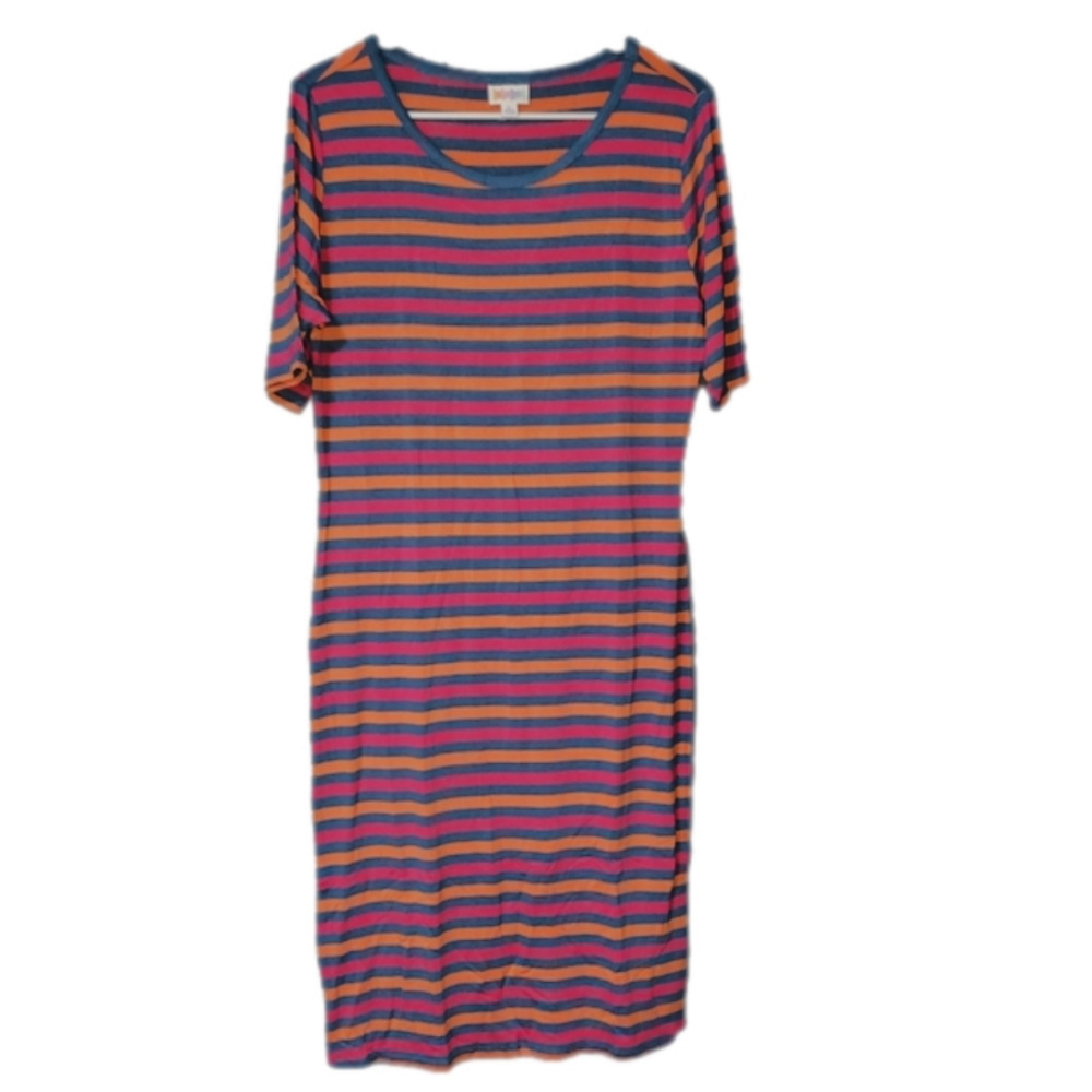 STRIPED Lularoe Julia NEW Large